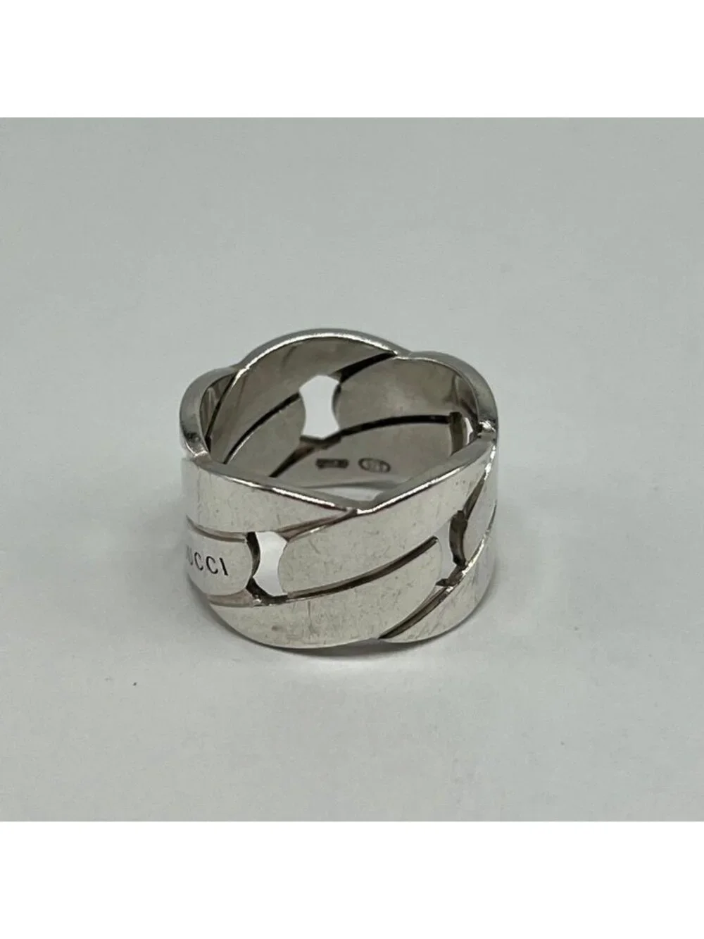 Gucci G Chain Wide Ring